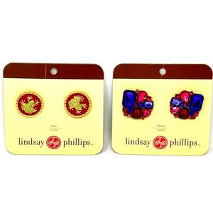 *Lot of 2* lindsay phillips shoe snap charms styles loni and fionna  NWOT